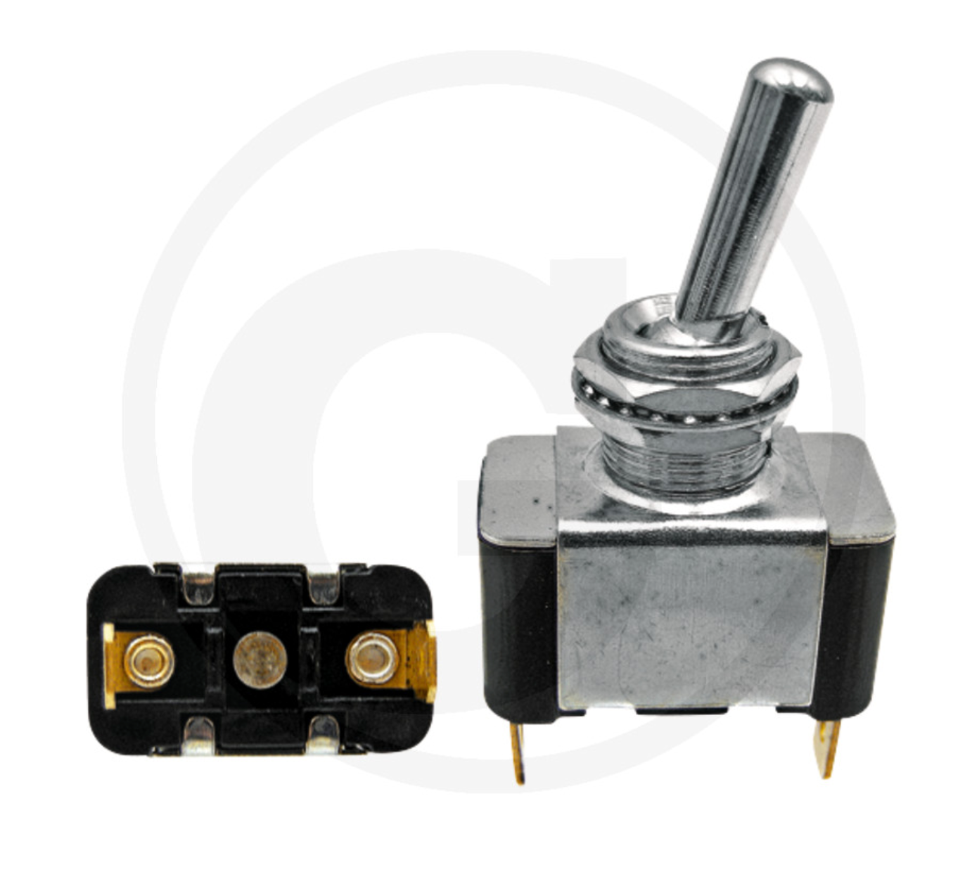 Toggle switch 2 way lock in place