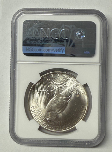1922 Peace Dollar NGC MS 64 | Ed's Elegant Coins