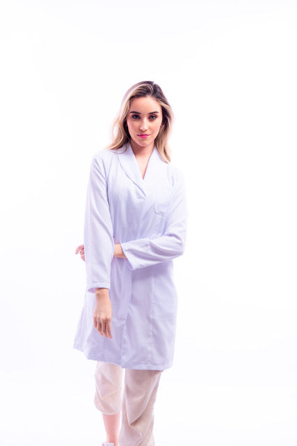 Miniatura: Jaleco feminino  gabardine elastano- SBQ