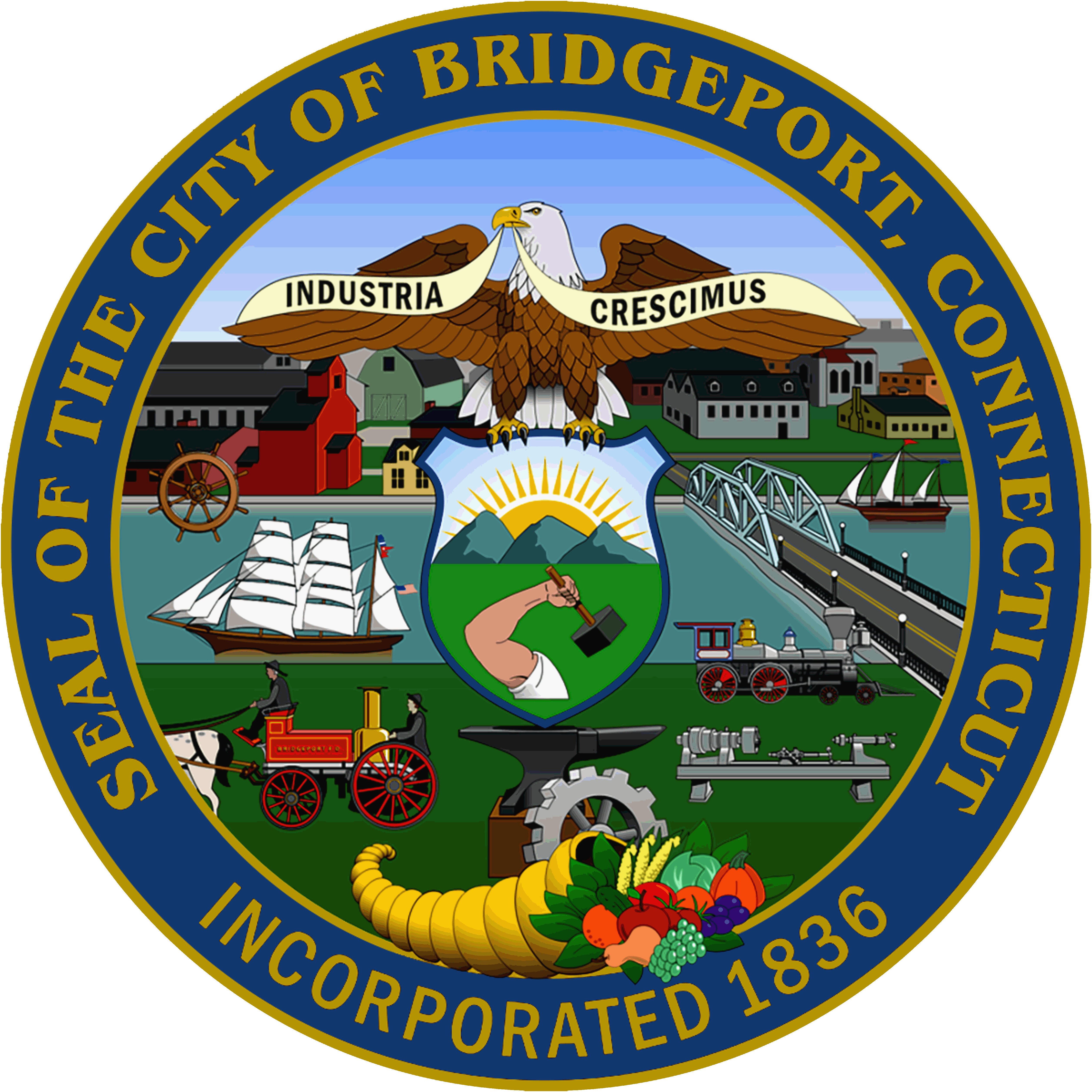 City of Bridgeport Official Seal 2018.gi