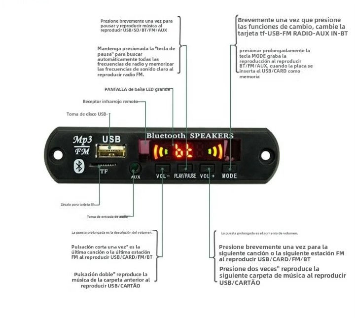 Miniatura: Lector Mp3 Bluetooth