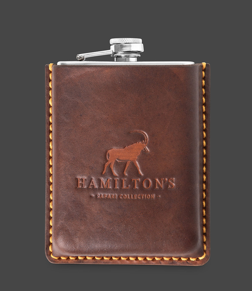 Hamilton's Safari Collection Hip Flask