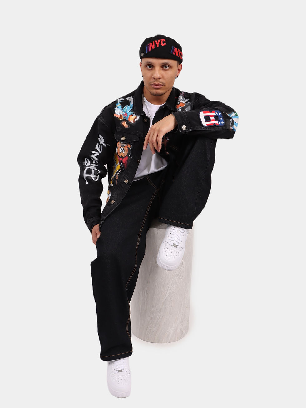 Thumbnail: Cartoon Denim Jacket