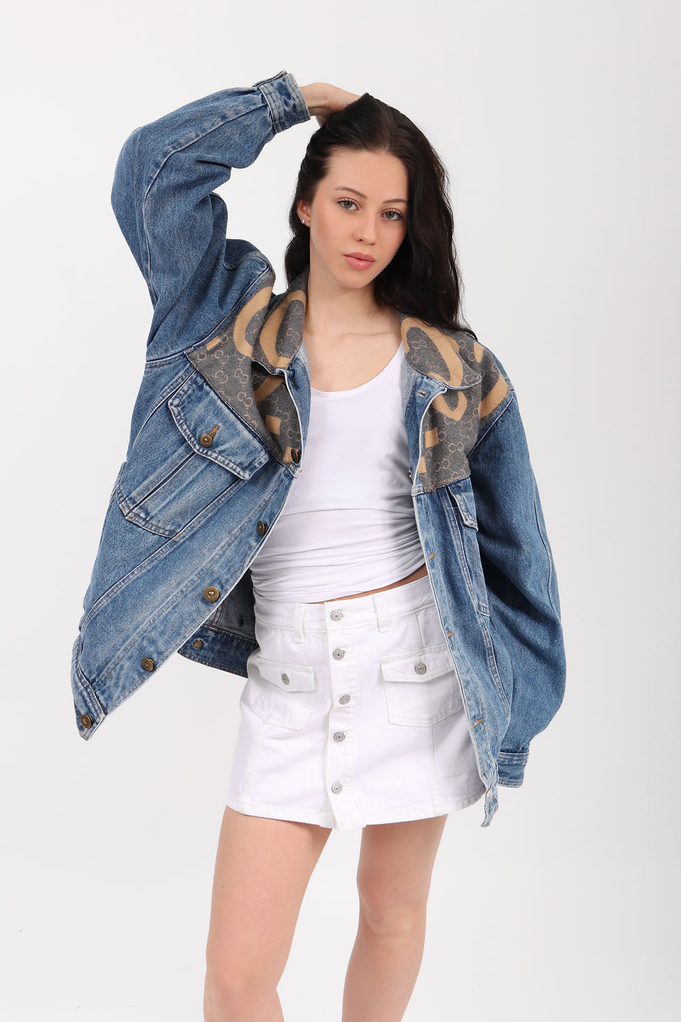 Miniaturbild: Icon Face Denim Jacke