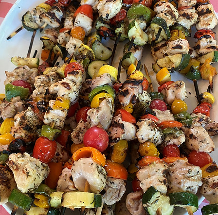 Grilled Chicken Kebobs