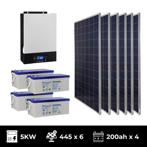 Kit solar 5000W | T&H