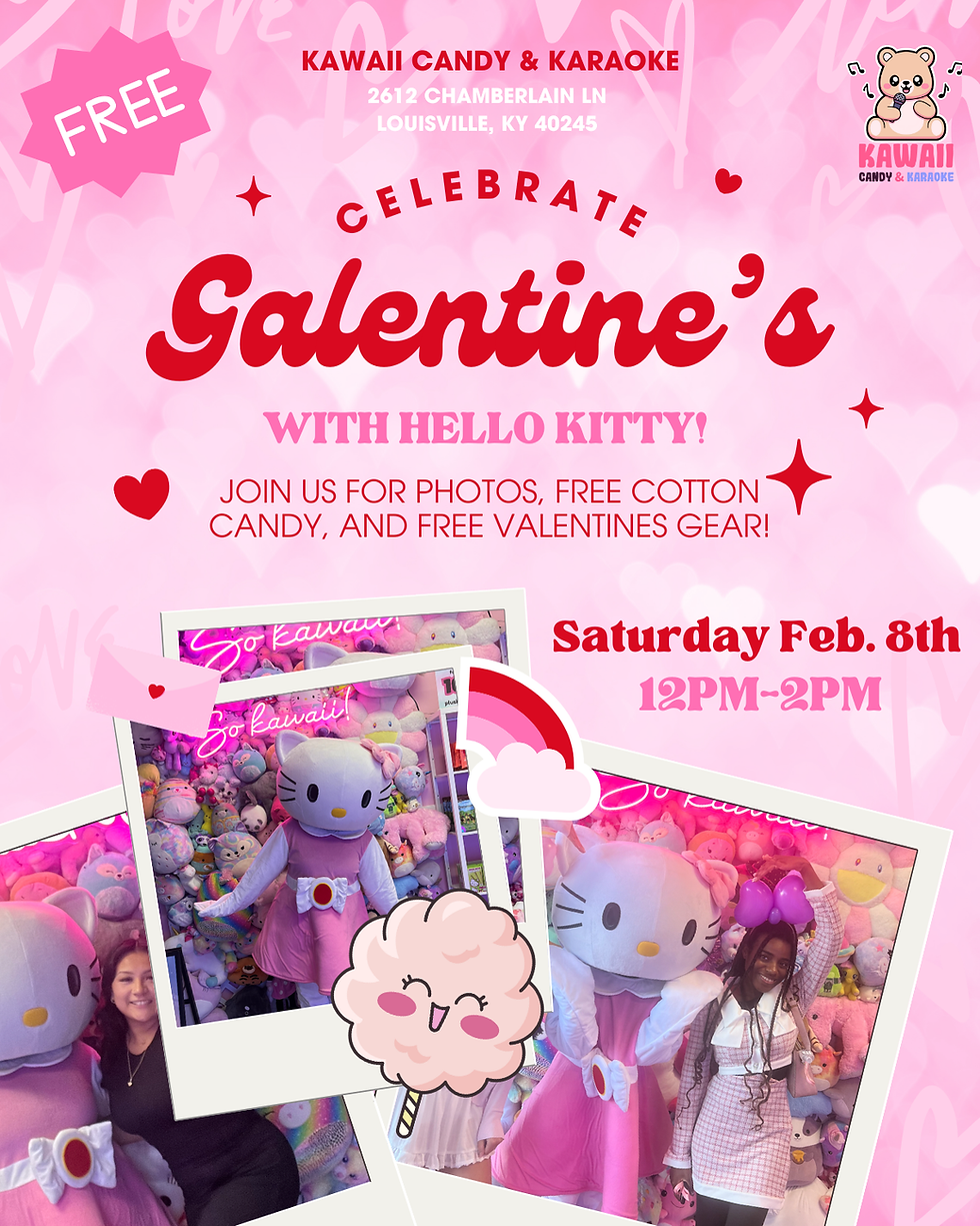 FREE! Galentine's Day w/ Hello Kitty!
