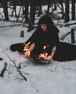 kate-tadic-dark-conceptual-portrait-winter-new-brunswick