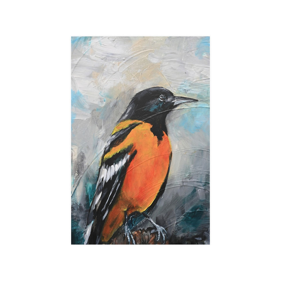 Thumbnail: Oriole Bird print