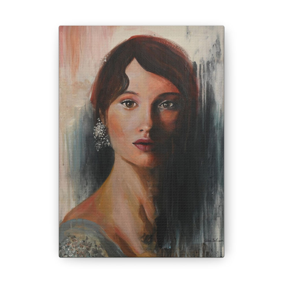 Thumbnail: Winter's Ball reproduction on Canvas