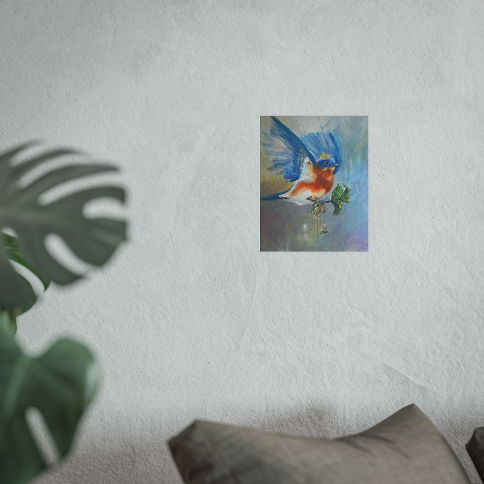 Thumbnail: The Bluebird Fine Art Print