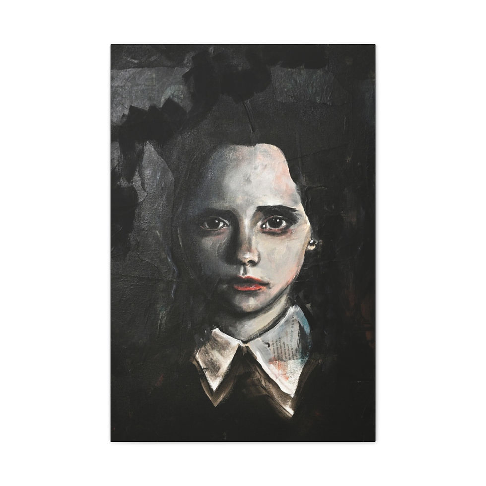 Thumbnail: Wednesday reproduction on canvas