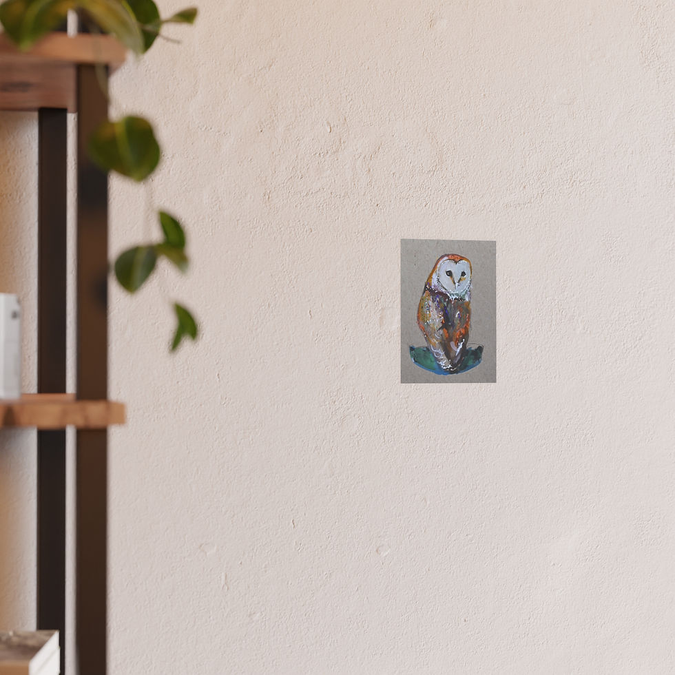 Thumbnail: Watercolor Owl Fine Art Print