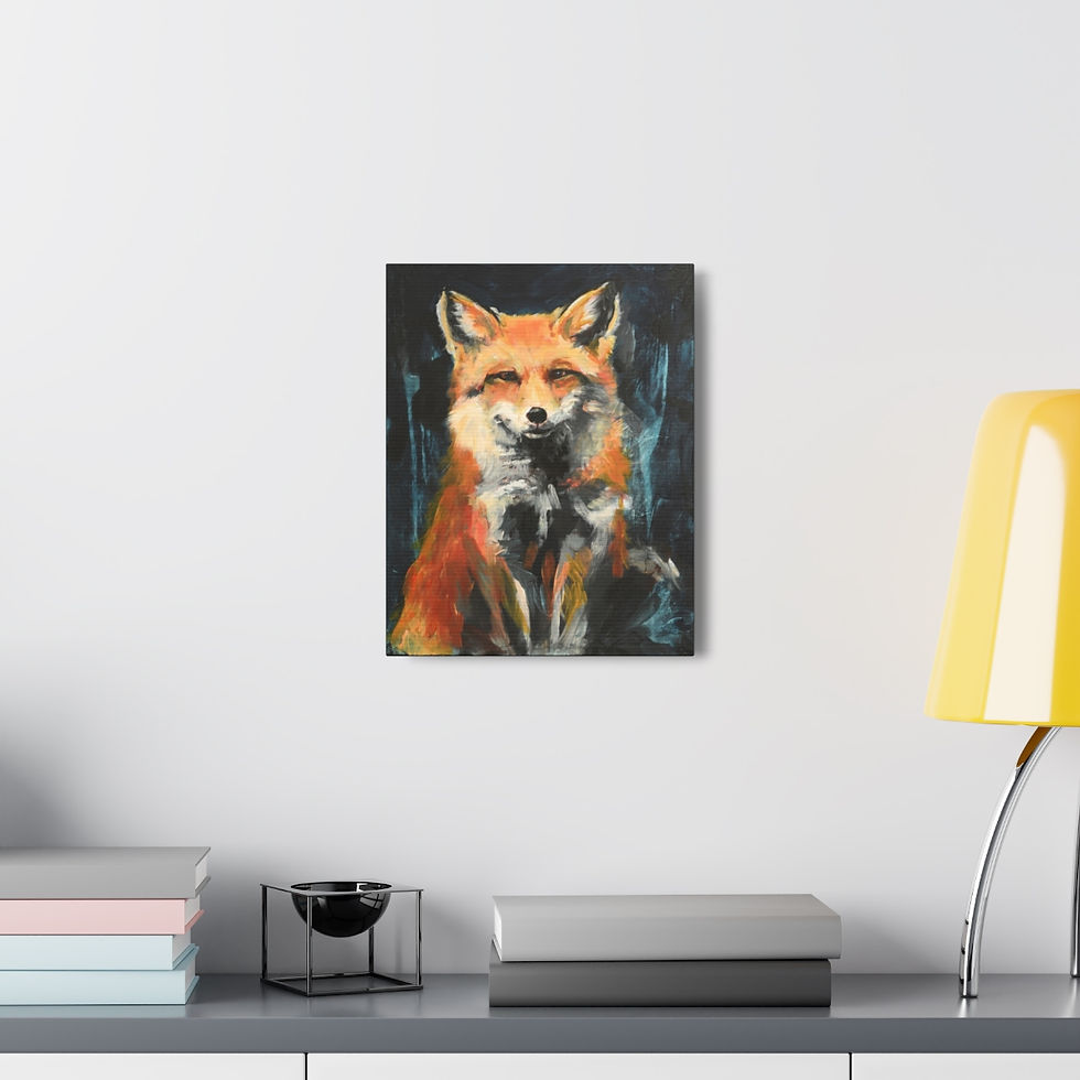 Thumbnail: In the Den reproduction on canvas 