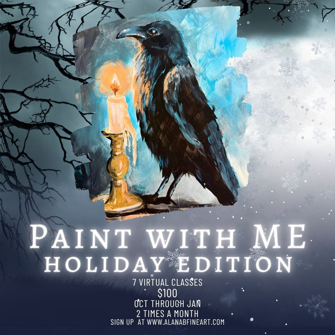🎨 Paint With Me: Holiday Edition / VIRTUAL CLASSES