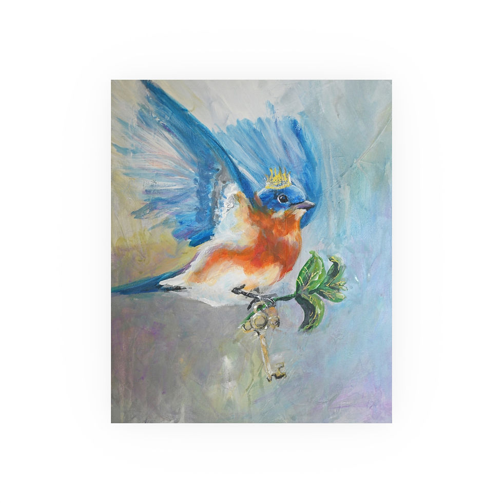 Thumbnail: The Bluebird Fine Art Print