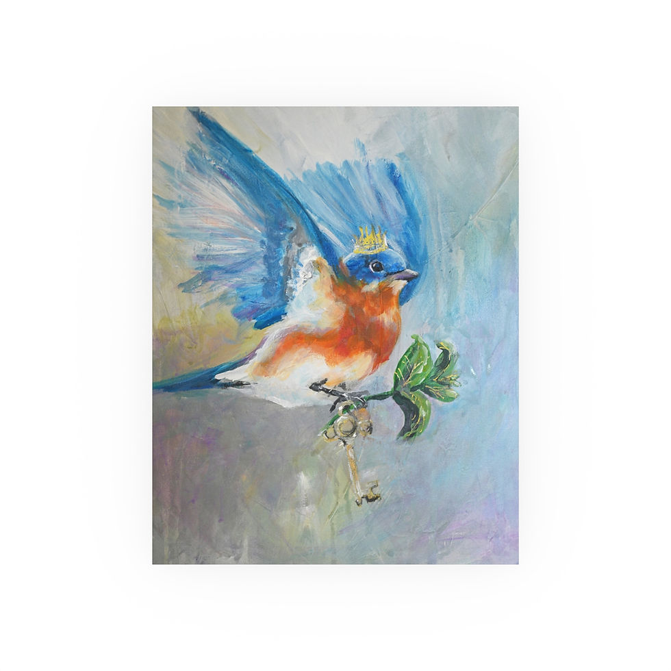 Thumbnail: The Bluebird Fine Art Print