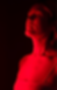 Woman enjoying red light therapy