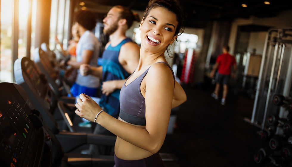 Woman working out in need of Recovery Treatment
