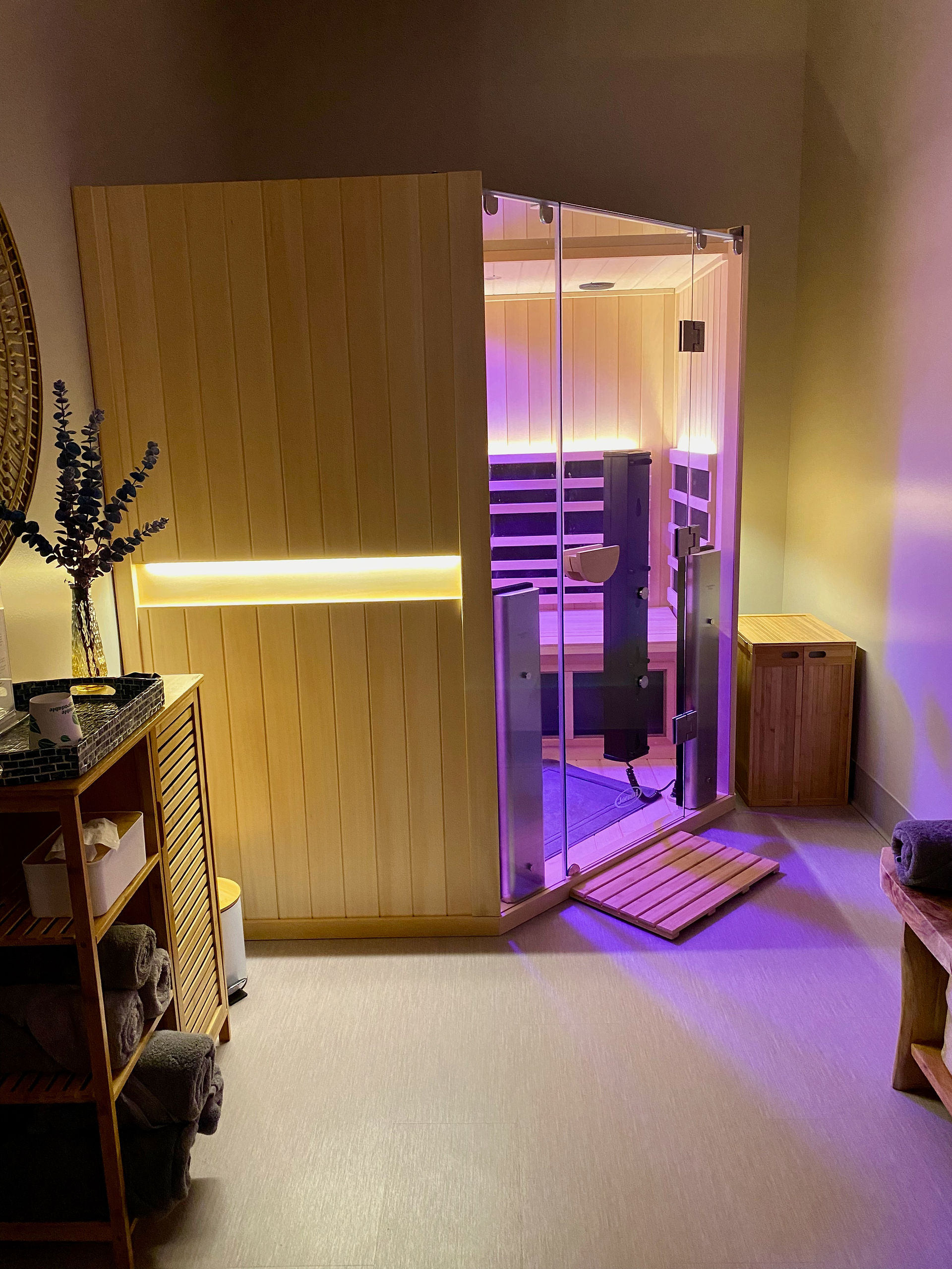 LaVida Massage Skincare & Wellness Infrared Sauna Room