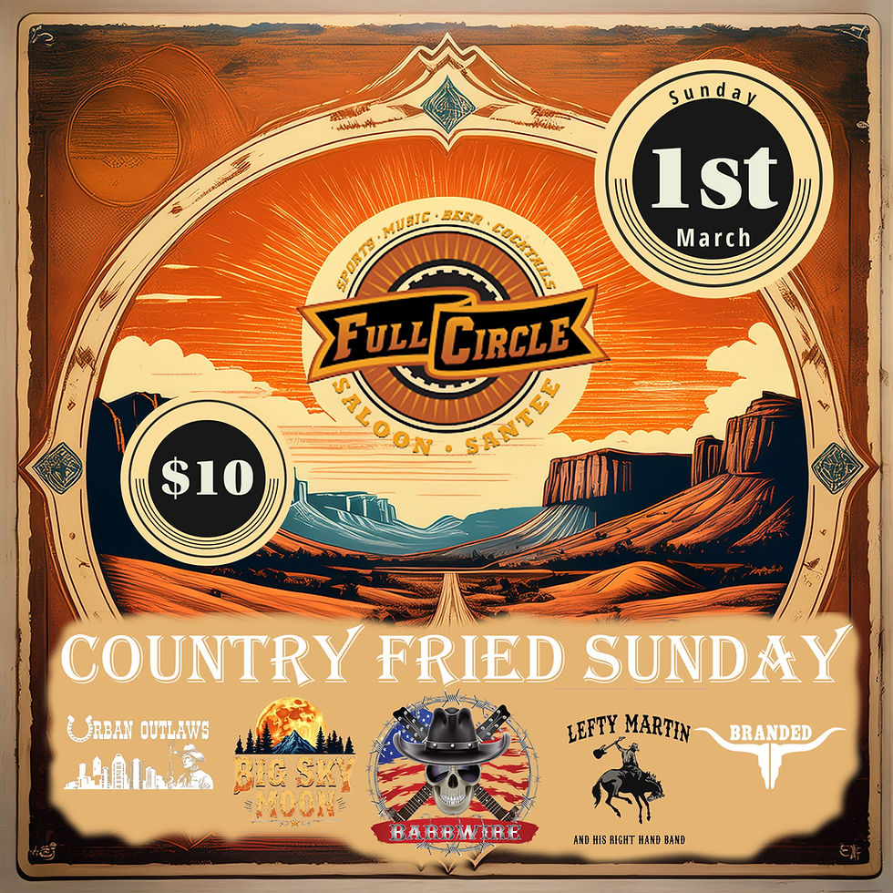 Countryfried Sunday at Full Circle Saloon