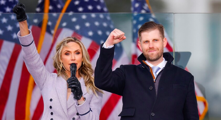 Eric Trump speaks at rally