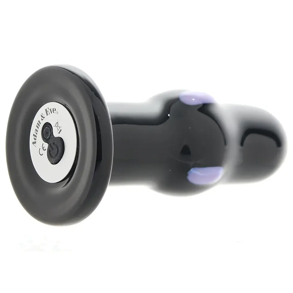 Thumbnail: Adam & Eve Rear Rocker Vibrating Glass Anal Plug