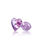 Thumbnail: Crystal Heart Glass Anal Plug