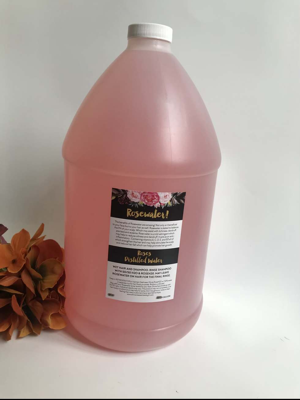 Thumbnail: Rosewater For Healthy Hair/Face Toner Refill Half Gallon