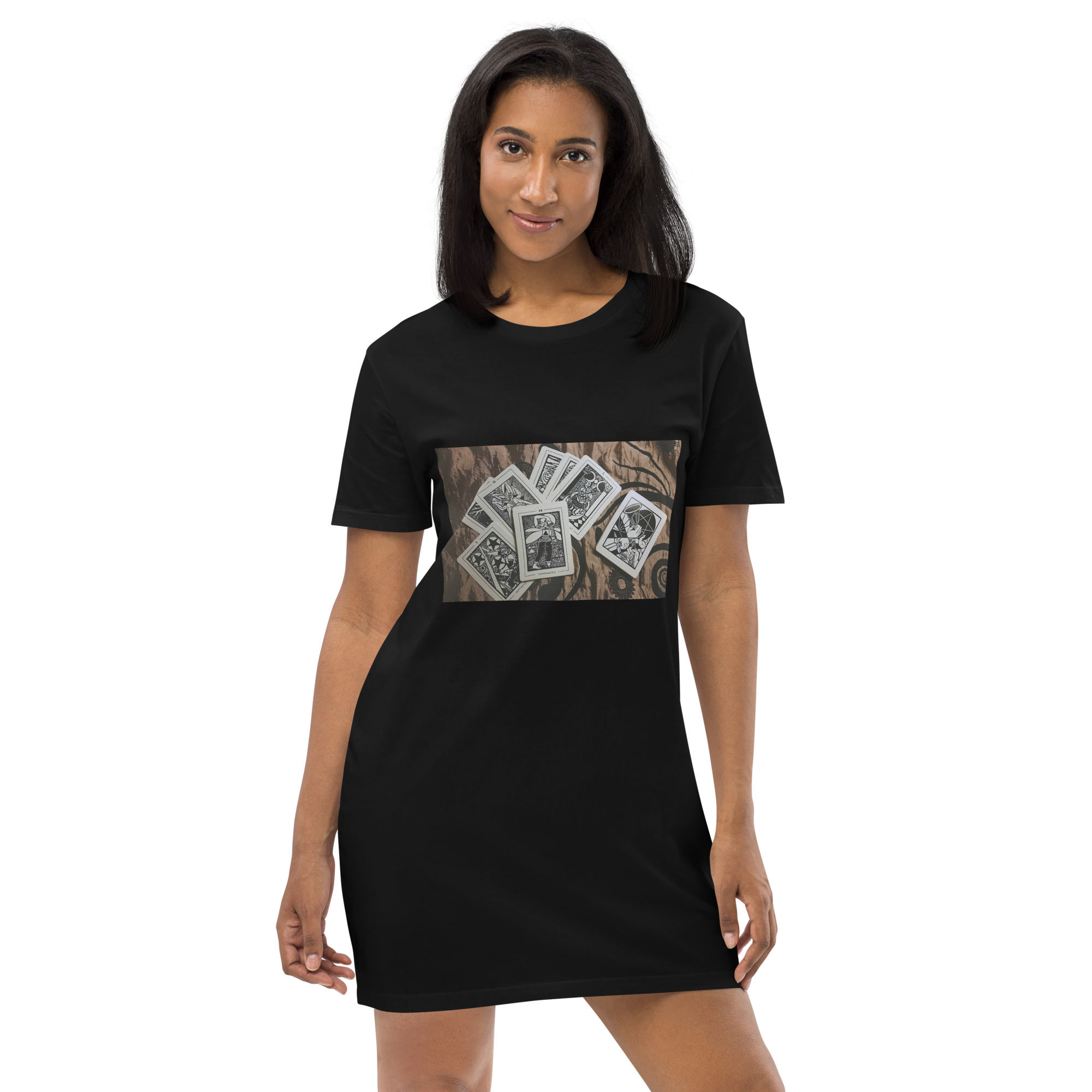 Organic cotton Tarot  t-shirt dress