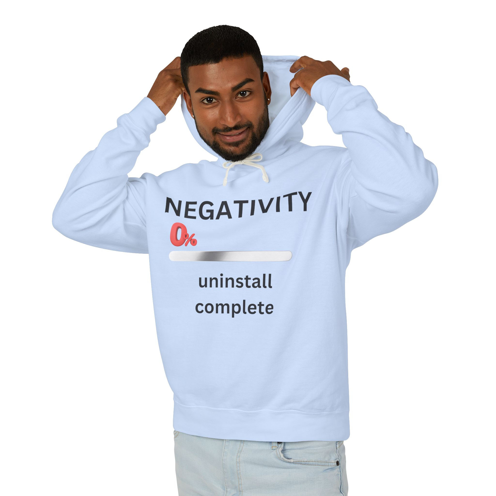 Lightweight Hoodie, Motivational Hoodie, Casual Comfort Wear