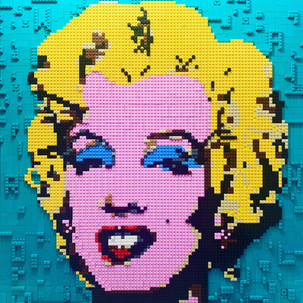 LEGO Warhol Marilyn