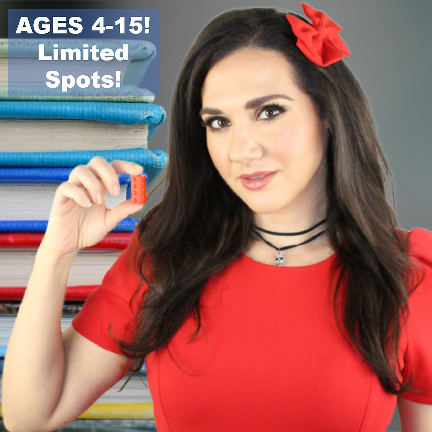 AGES 4-15 August 17th-21st 12:30PM-1:30PM EST