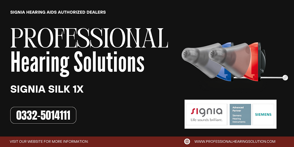 Signia Silk 1X Hearing Aid