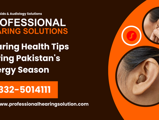 Hearing Health Tips During Pakistan's Allergy Season