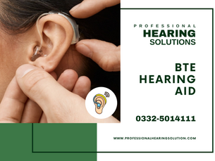 BTE Hearing Aid in Islamabad & Rawalpindi – The Trusted Behind-The-Ear Choice