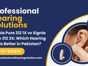 Signia Pure 312 1X vs Signia Pure 312 3X: Which Hearing Aid Is Better in Pakistan?
