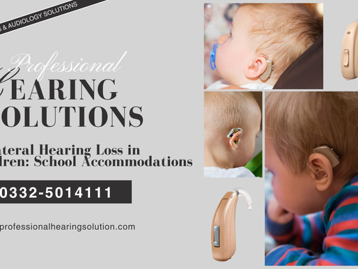 Unilateral Hearing Loss in Children: School Accommodations