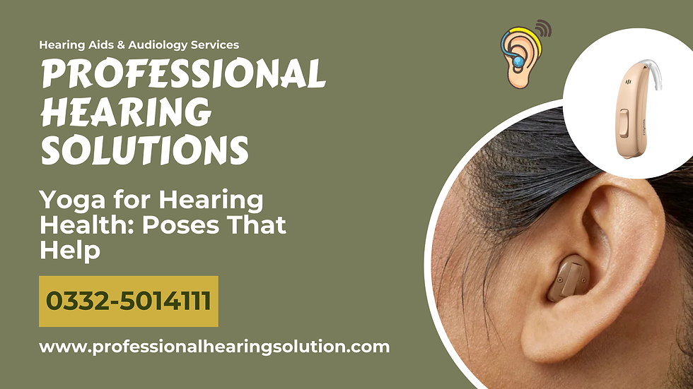 Yoga for Hearing Health: Poses That Help