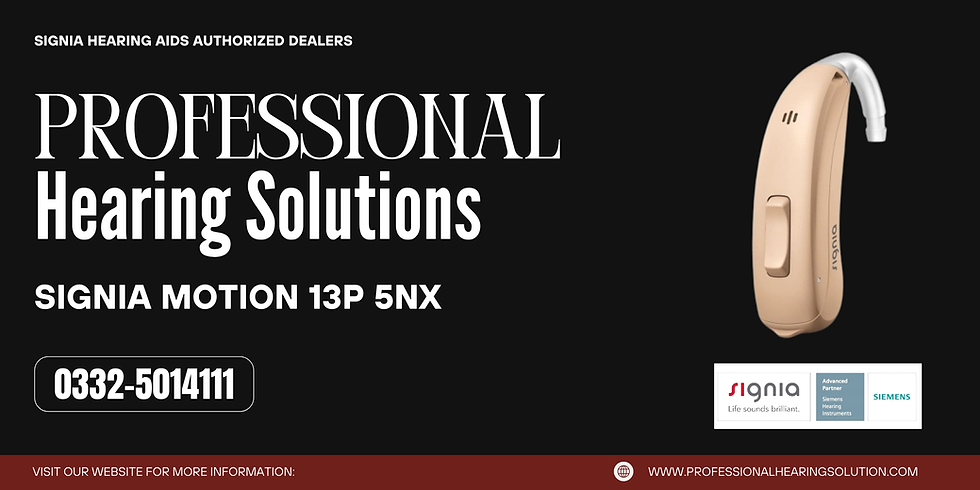 Signia Motion 13P 5Nx Hearing Aid