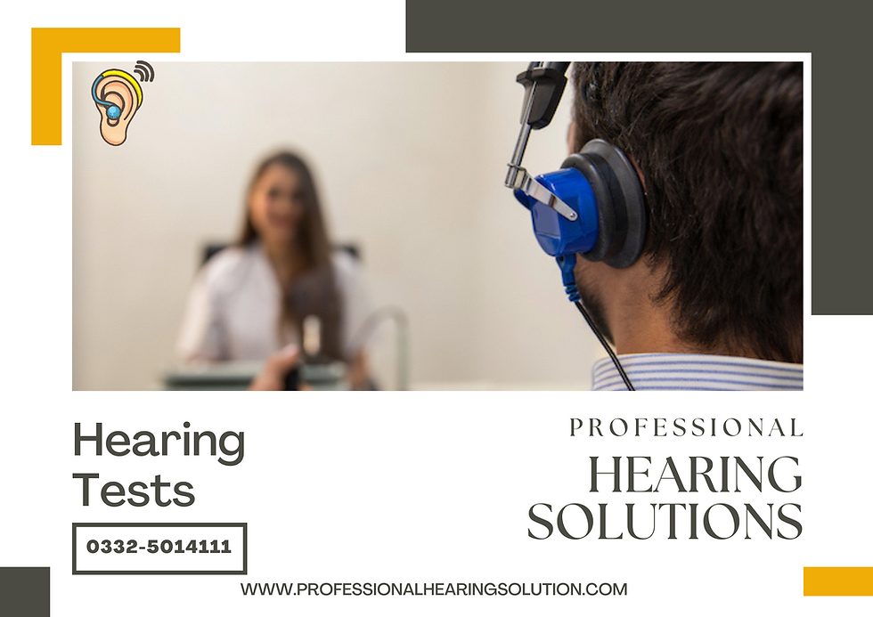 Hearing Test in Islamabad – Your First Step Toward Clearer Hearing