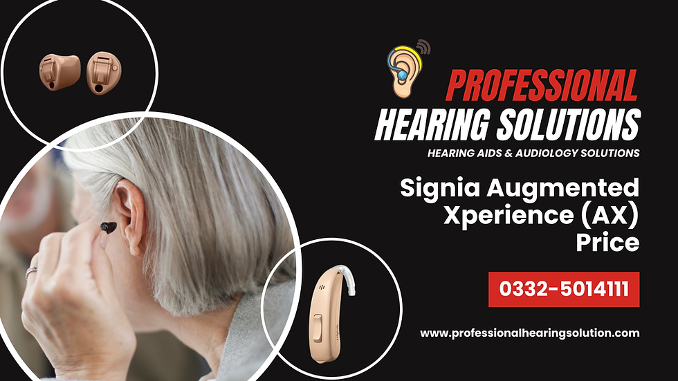 Signia Augmented Xperience (AX) Price Guide Pakistan