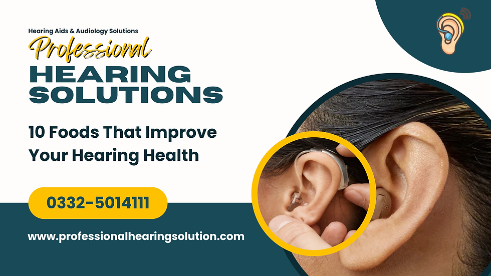 10 Foods That Improve Your Hearing Health