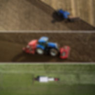 Aerial images of tractors working on the farm by Steve Samosa Photography