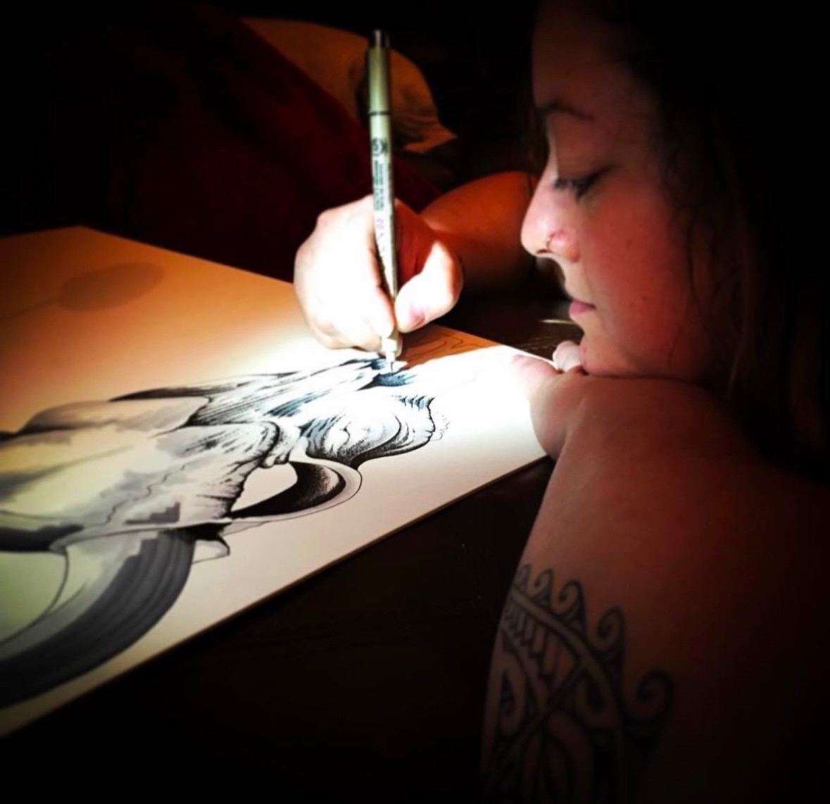 Ava Luna | Raven Heart Tattoo | Courtenay BC