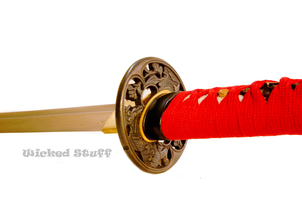 HAND FORGED DAMASCUS TRADITIONAL STYLE KATANA