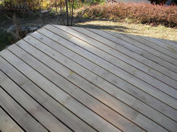 Plancher terrasse en mélèze
