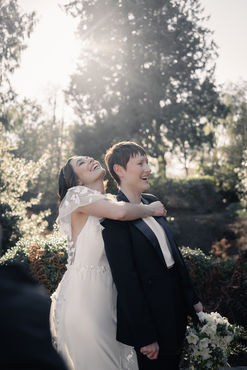 Happy wedding photography