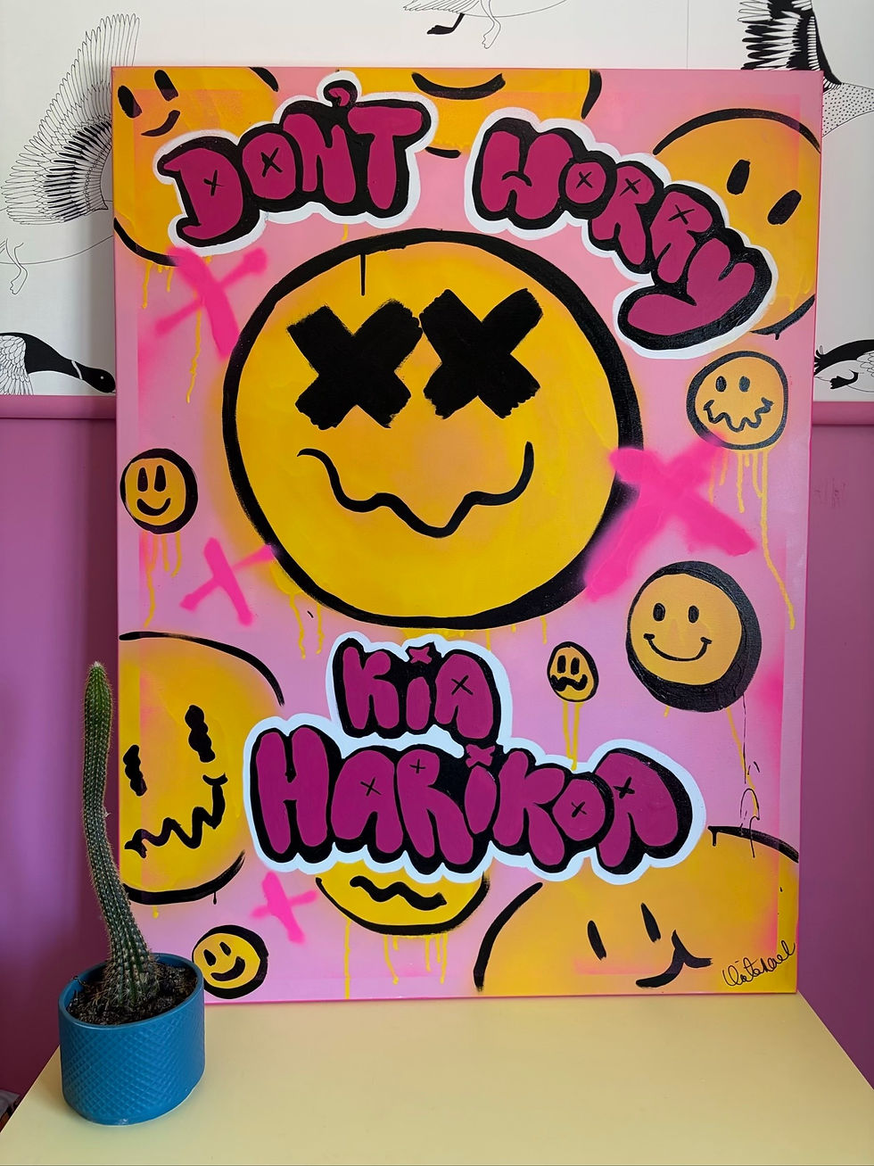 Don't Worry Kia Harikoa painting by Victoria Dowall
