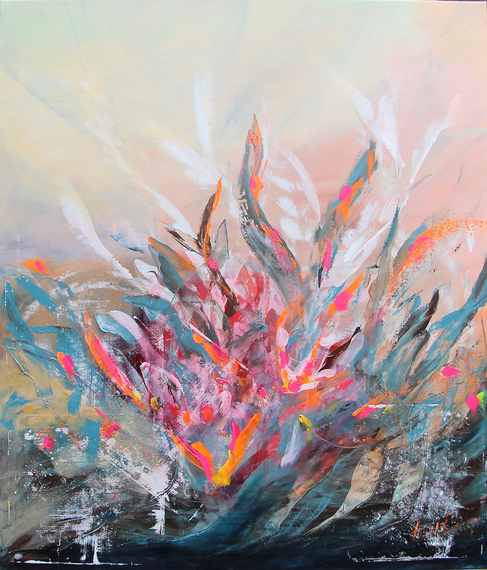 Bloom and Glow painting by Yana Meech